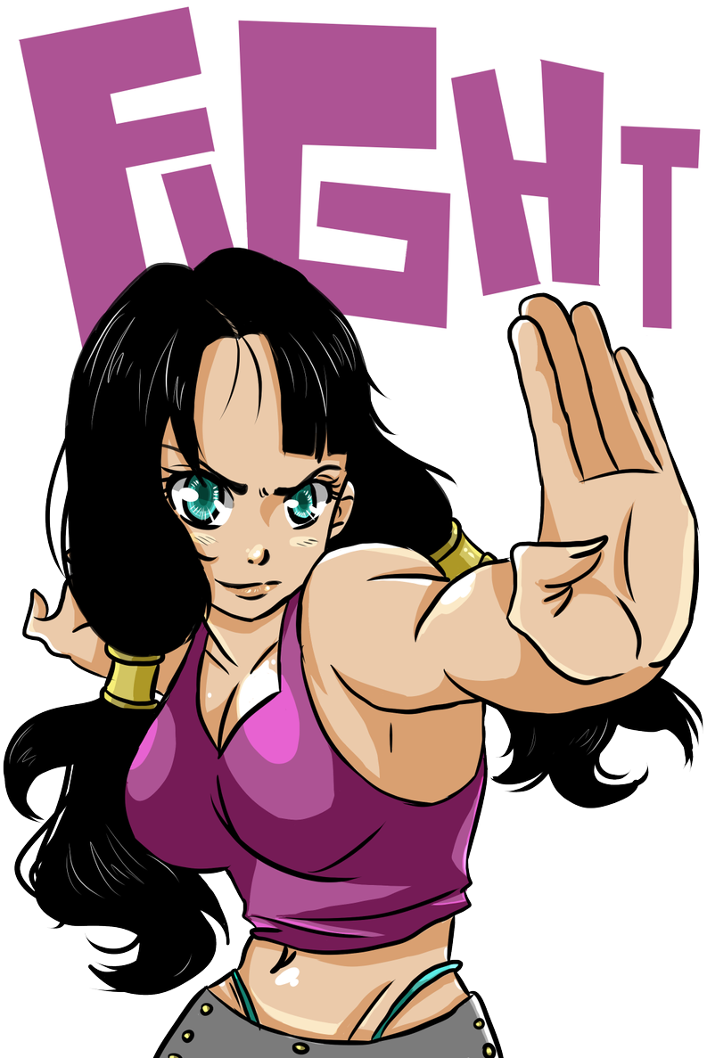 #dragonballz #videl @dragonball @dragonballco Love - Cartoon Clipart (800x1200), Png Download