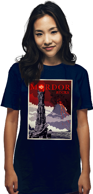 Mordor Rocks - Fiends T Shirt Clipart (650x650), Png Download