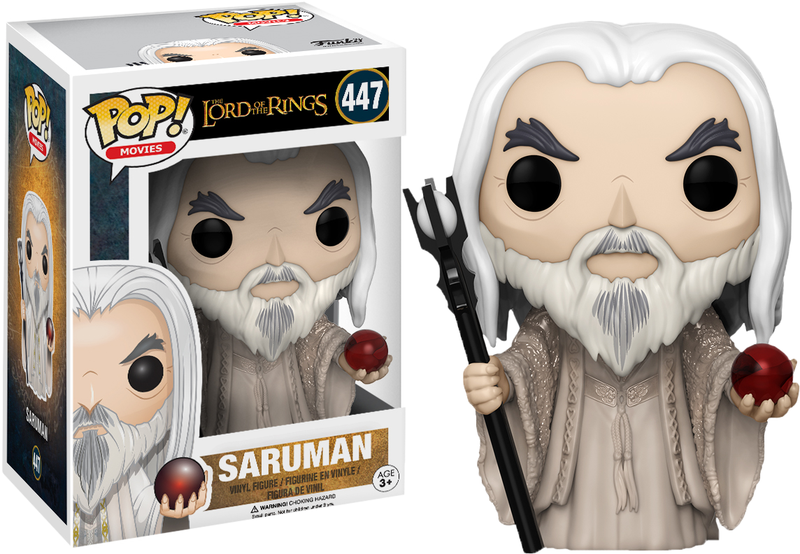 Lord Of The Rings - Saruman Pop Figure Clipart (1144x792), Png Download