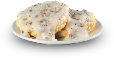 Biscuit-gravy - Bojangles Gravy Biscuit Clipart (600x600), Png Download