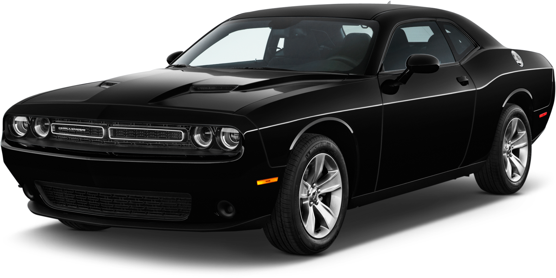 Challenger Drawing Charger Dodge - 2015 Hemi Dodge Challenger Black Clipart (2048x1360), Png Download