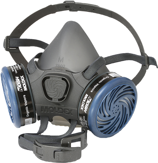 Moldex 7800 Series Respirator Protection - Respiratory Protection Equipment Jpg Clipart (576x574), Png Download
