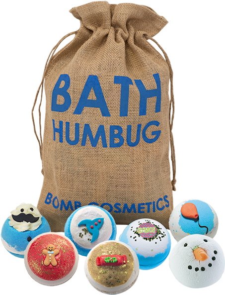 Bath Humbug Gift Set - Bath Humbug Bomb Cosmetics Clipart (600x600), Png Download
