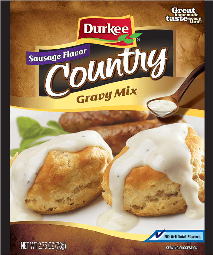 Country Gravy With Sausage - Durkee Clipart (900x900), Png Download