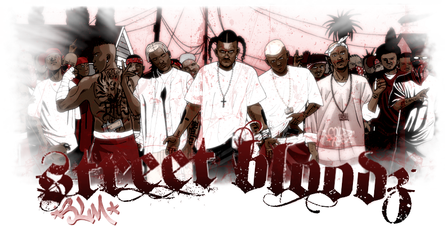 Elm Street Piru Bloods Elmstb-1 - Elm Street Bloods Clipart (879x455), Png Download