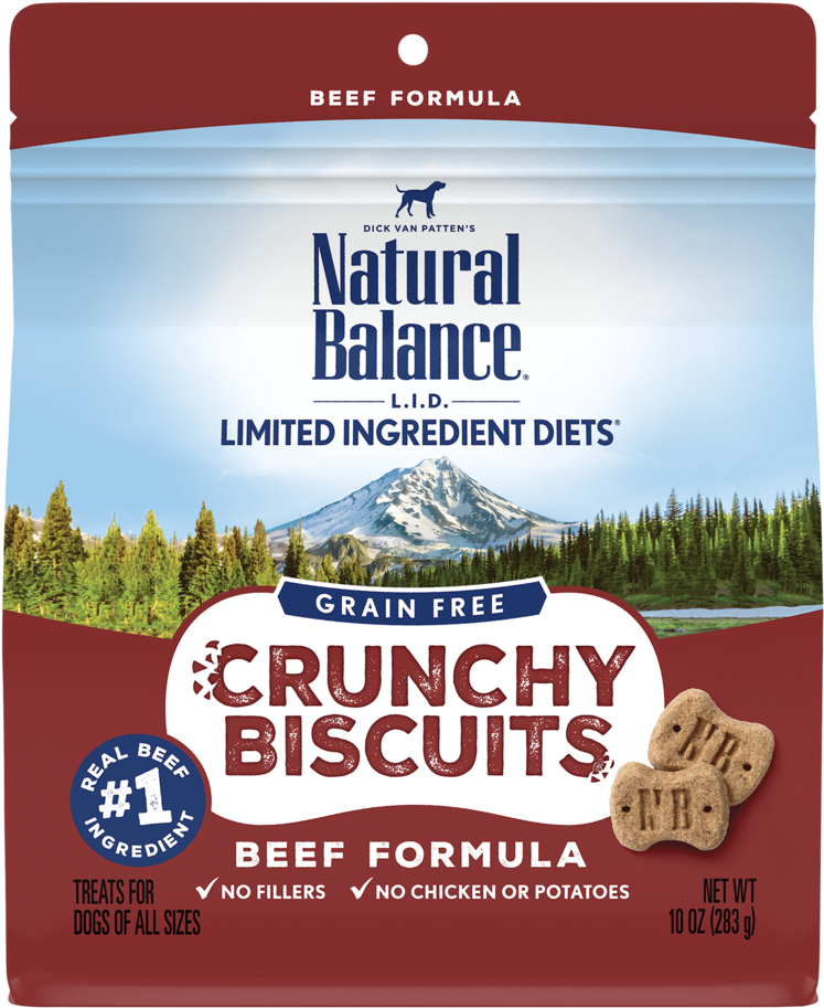 Limited Ingredient Diets® Crunchy Biscuits Beef Formula - Natural Balance Dog Food Clipart (960x960), Png Download