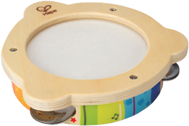 E-0304 - Hape Mr Tambourine Clipart (797x705), Png Download