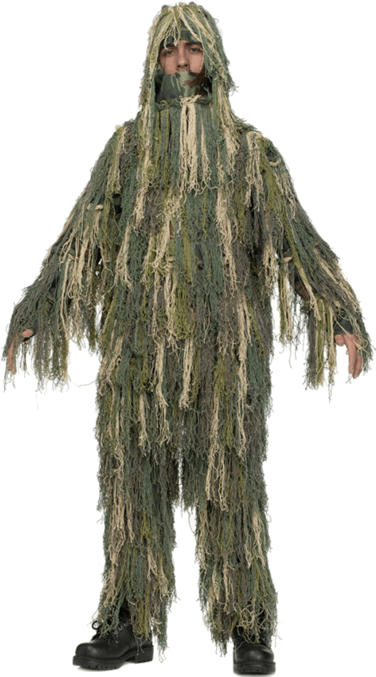 Child Ghillie Suit - Ghillie Costume Clipart (600x951), Png Download