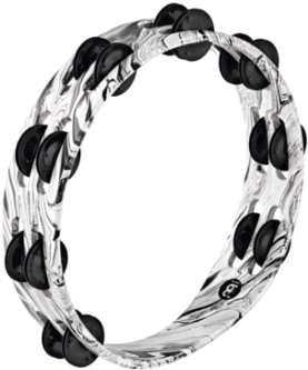 Meinl White Marble Traditional Wood Tambourine Ta2bk-whm - Meinl Traditional Wood Tambourine Row Black Plated Clipart (640x480), Png Download