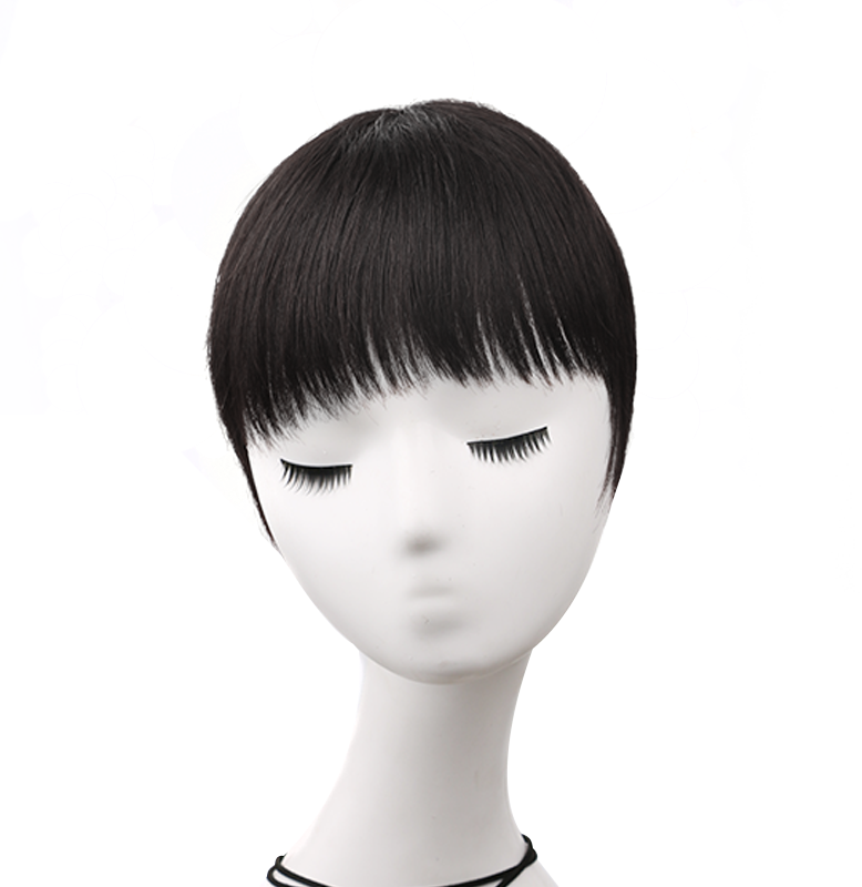 Color Classification, Straight Bangs Dark Brown 15cm - Lace Wig Clipart (778x800), Png Download