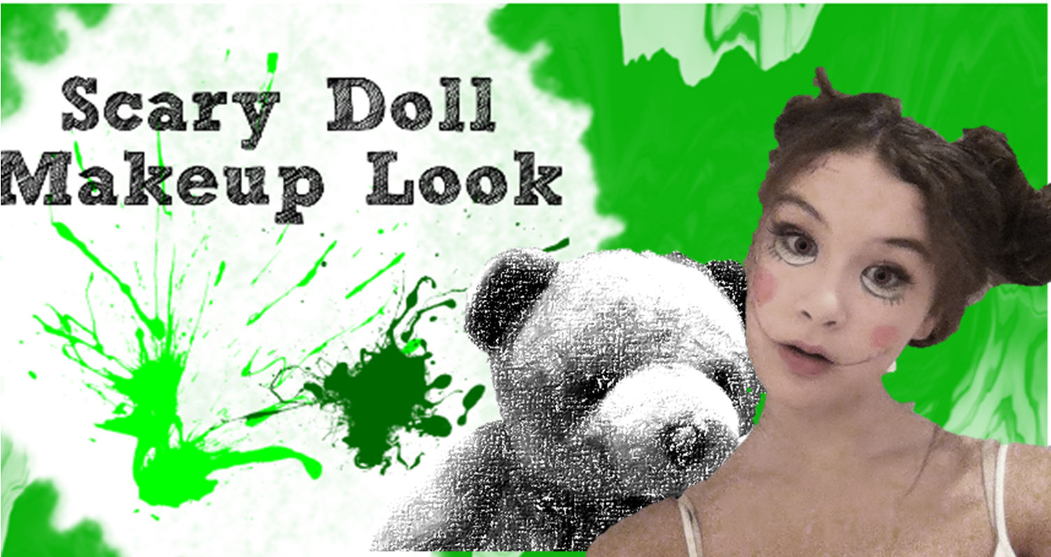 Scary Doll Makeup And Hair Xxx - Tricider Clipart (1505x1133), Png Download