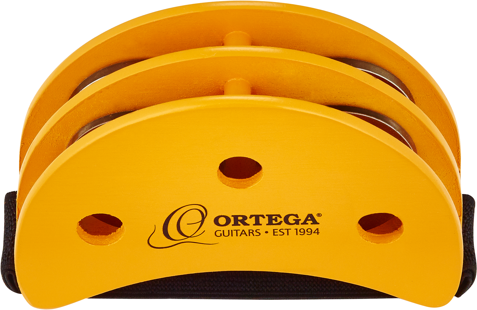 Ortega Songwriter Foot Tambourine Clipart (2500x1100), Png Download