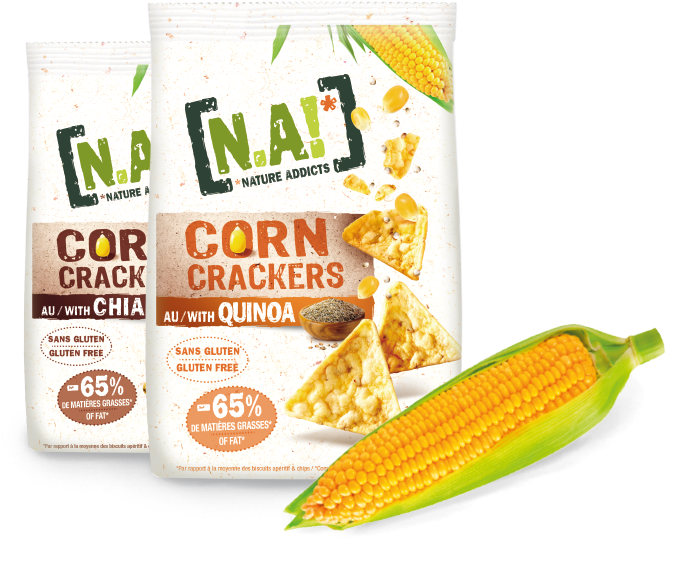 Say Adios To Tortilla Chips And Hola To The New Kids - Corn Crackers Chia Clipart (777x680), Png Download