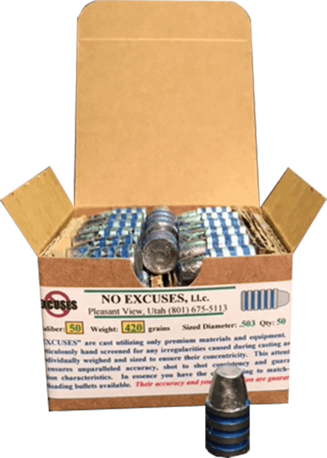 50 Caliber 420 Grain - Camera Lens Clipart (1144x1600), Png Download