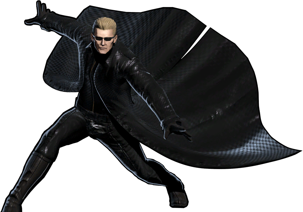 Wesker Ultimate Mvc3 Full Victory - Marvel Vs Capcom 3 Albert Wesker Gif Clipart (1024x1024), Png Download