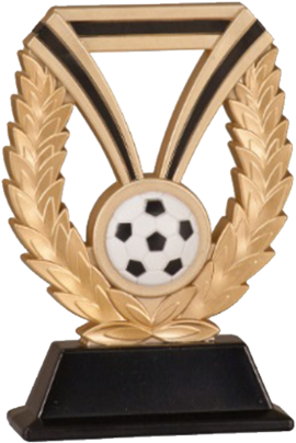7" Soccer Duraresin Trophy - Trophy Clipart (600x600), Png Download