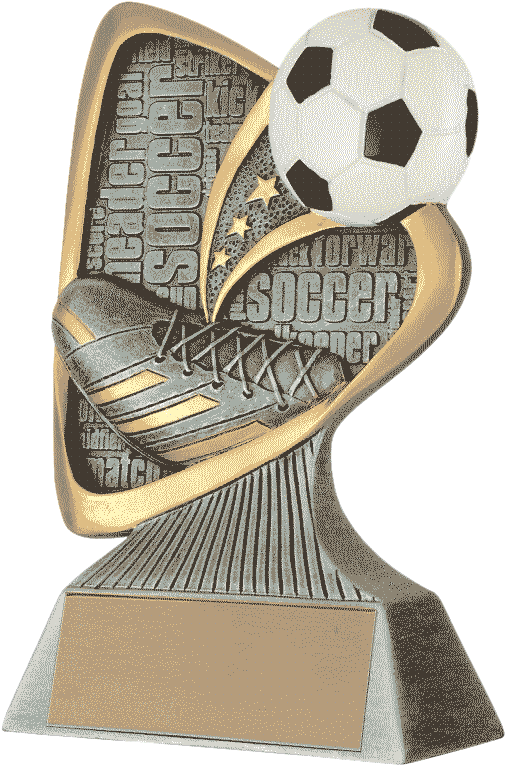 Avenger Soccer Resin Trophy - Trophy Clipart (540x800), Png Download