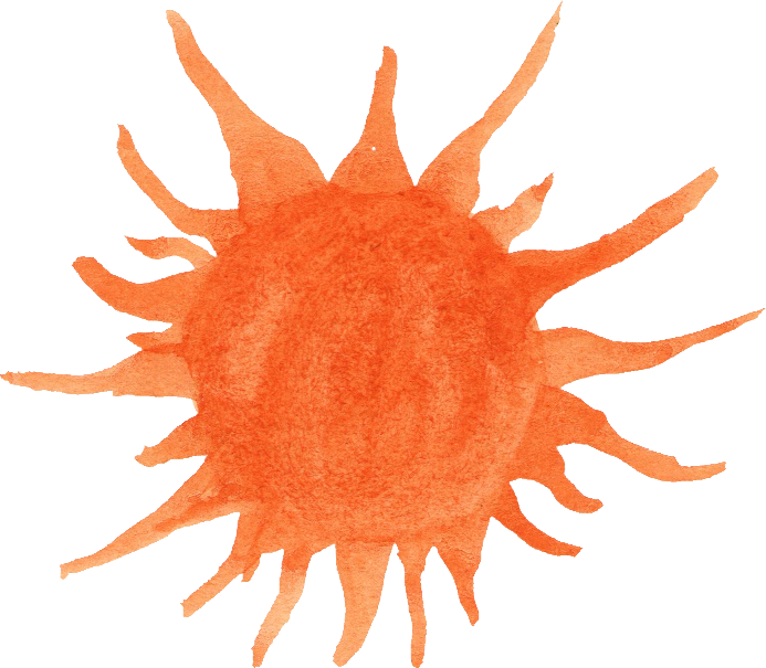 Watercolor Sun Png - Visual Arts Clipart (693x605), Png Download