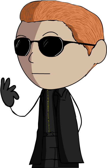 I Found A Tub Of Hair Gel And A Badass Coat " - Cartoon Clipart (459x746), Png Download