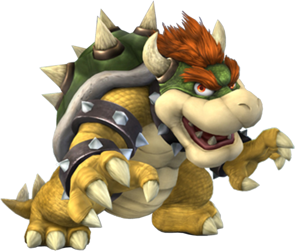 Super Smash Bros Brawl Bowser Clipart (1024x872), Png Download