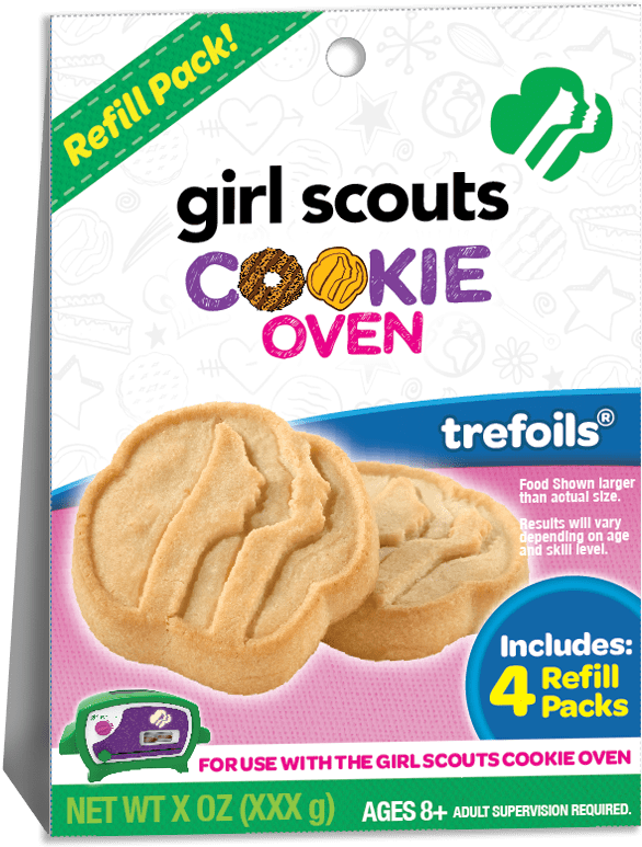 Thin Mints® & Pb Sandwich With Two Of The Most Popular - Girl Scout Cookies Cereal Clipart (683x880), Png Download