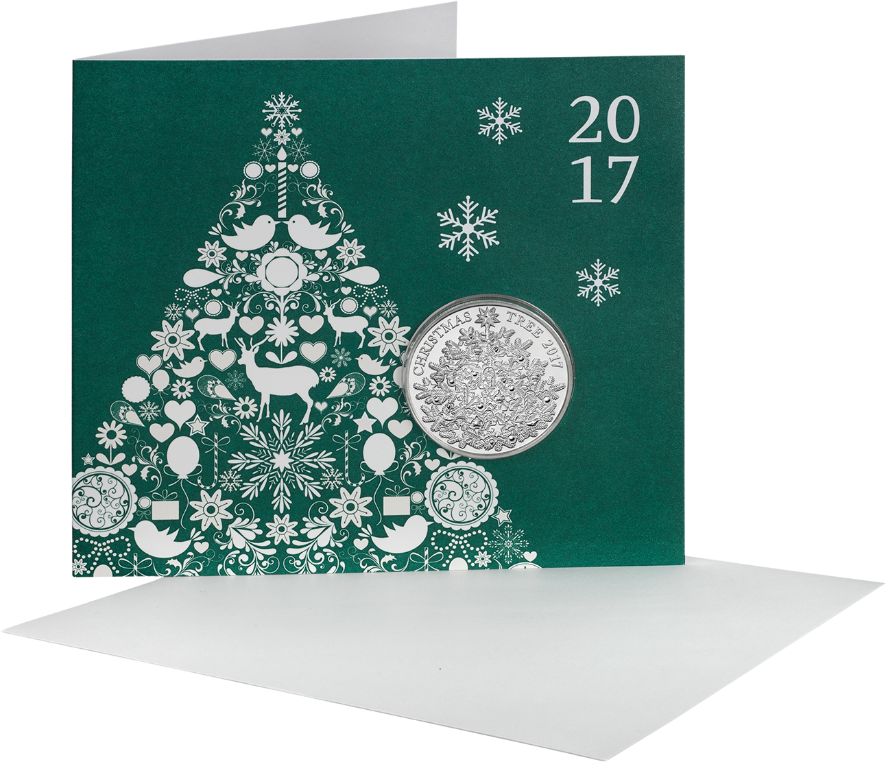 Royal Mint Christmas Coin 2017 Clipart (1500x1500), Png Download