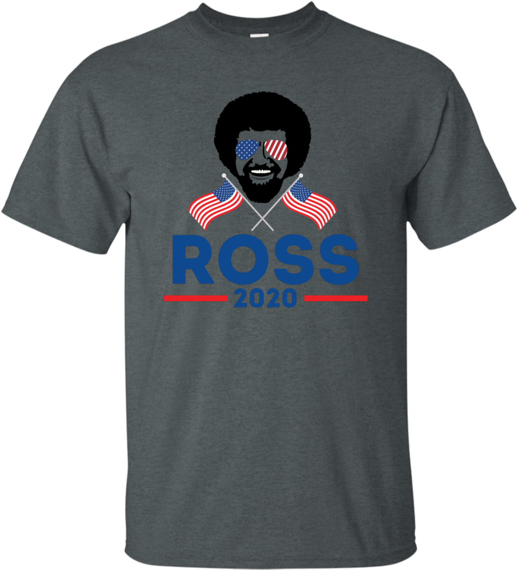 Bob Ross 2020 - T-shirt Clipart (1155x1155), Png Download