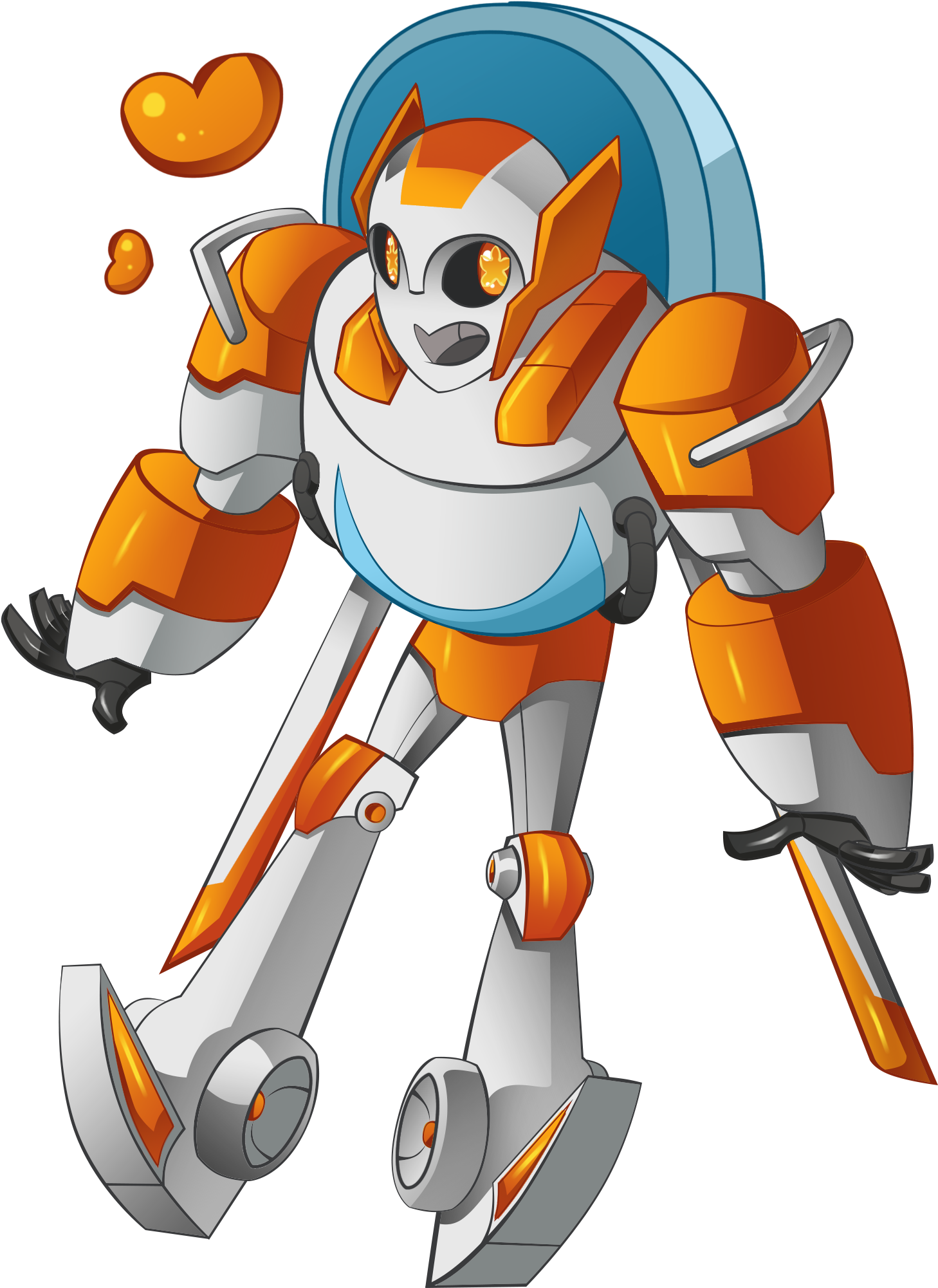 Rescue Bots Blades Keychain - Cartoon Clipart (2054x2355), Png Download