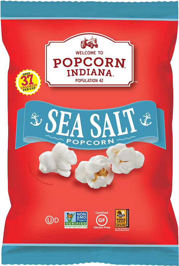 Just Three Ingredients - Pink Sea Salt Popcorn Clipart (626x900), Png Download
