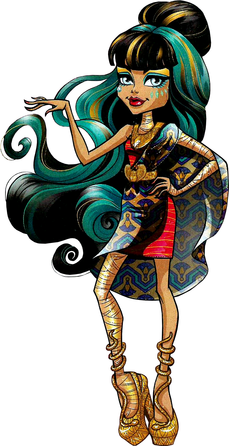 Todo Sobre Monster High - Ve Cleo De Nile Clipart (828x1542), Png Download