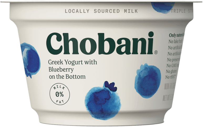 Chobani® Greek Yogurt Offer - Blueberry Clipart (800x554), Png Download