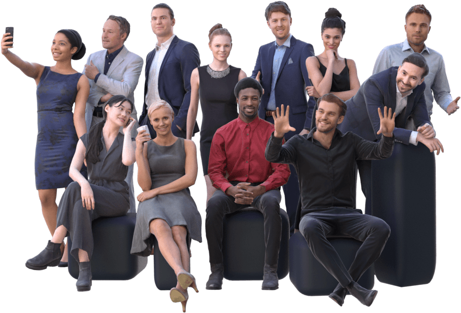 Bundle - Free 3d Max People Clipart (1020x680), Png Download