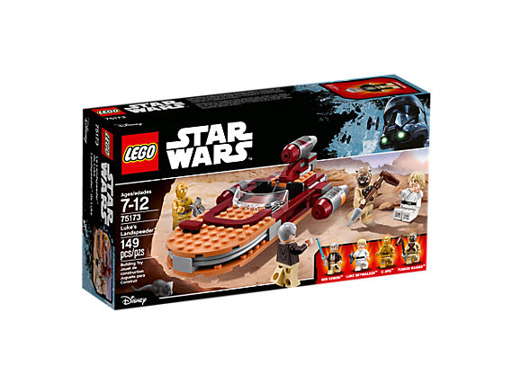 Star Wars™ 75173 Lukes Landspeeder - Lego Luke's Landspeeder 75173 Clipart (758x426), Png Download
