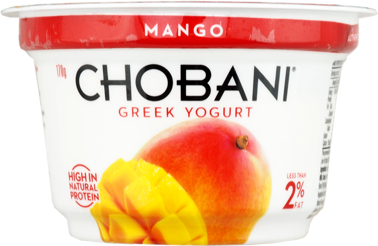 Picture Of Chobani Greek Yoghurt Mango 170g - Chobani Yoghurt 170g Clipart (800x542), Png Download
