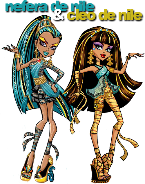 Monster High19 - Cleo De Nile I Nefera De Nile Clipart (499x650), Png Download
