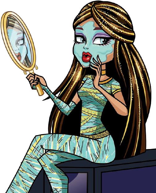 Cleo De Nile Monster High Wiki For Kids - Cleo De Nile Dead Tired Clipart (517x682), Png Download