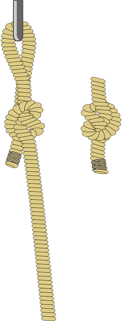 Rope String Tether Node Cord Png Image - Cordas Em Desenho Png Clipart (640x1280), Png Download