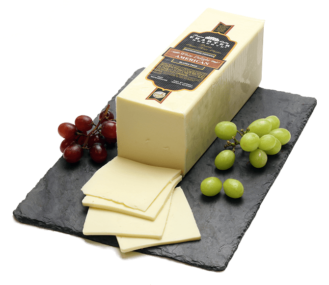Charter Reserve White American Cheese , Lb - Mado Clipart (692x580), Png Download