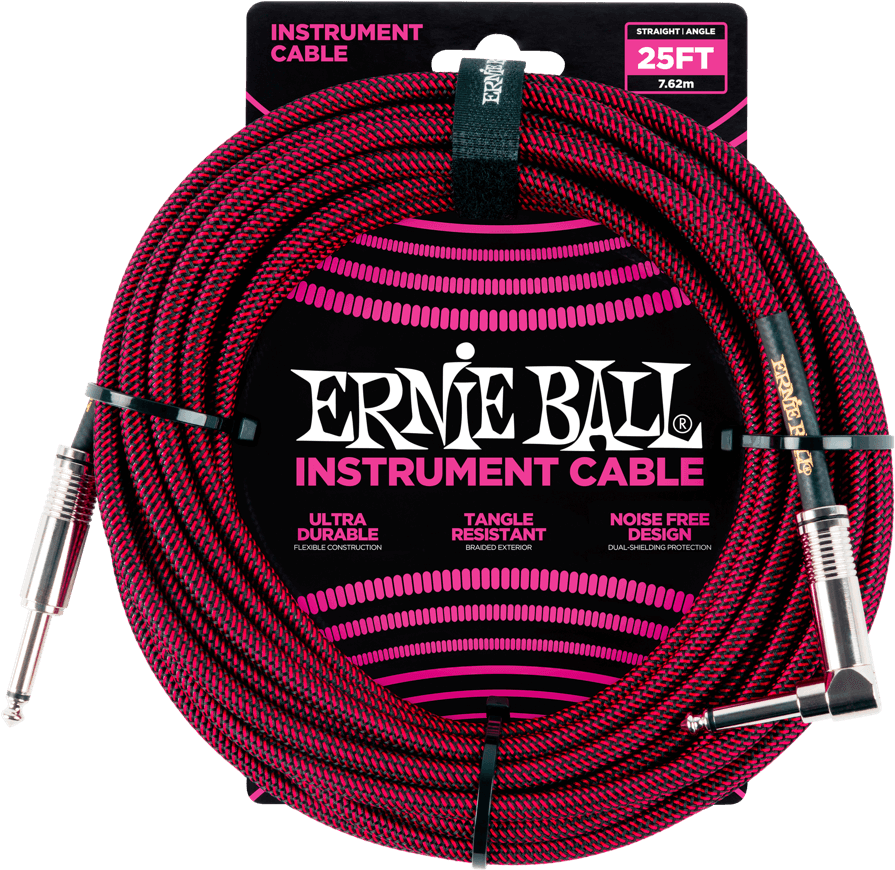 Braided Cables - Ernie Ball Cable 10ft Clipart (1000x1000), Png Download
