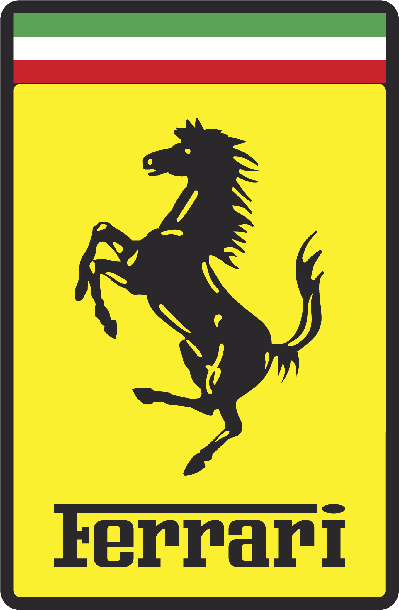 Ferrari Emblem - Ferrari Logo Game Clipart (3840x2160), Png Download