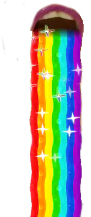 Diy Interactive Snapchat Costume - Snapchat Rainbow Filter Png Clipart (576x720), Png Download