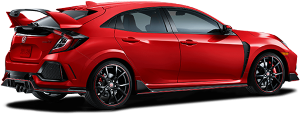 Honda Civic Type R - Honda Civic Sport 2018 Rouge Clipart (770x435), Png Download
