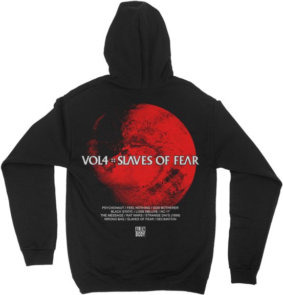 Slaves Of Fear - Hoodie Clipart (553x577), Png Download