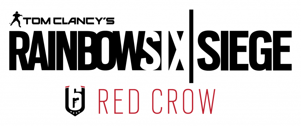 R6s Red Crow Announcement Season4 Black Full Logo Pr - Human Action Clipart (1024x429), Png Download