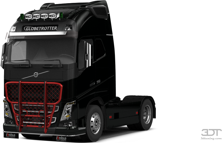 Volvo Fh16 Globetrotter Xl Cab Truck 2013 Tuning - 3d Tuning Clipart (1004x500), Png Download