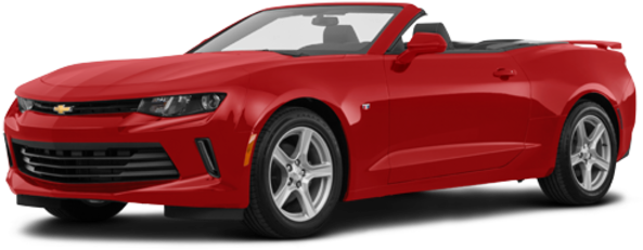 Chevrolet Camaro Convertible 1ls - 2012 Red Bmw Convertible Clipart (770x435), Png Download