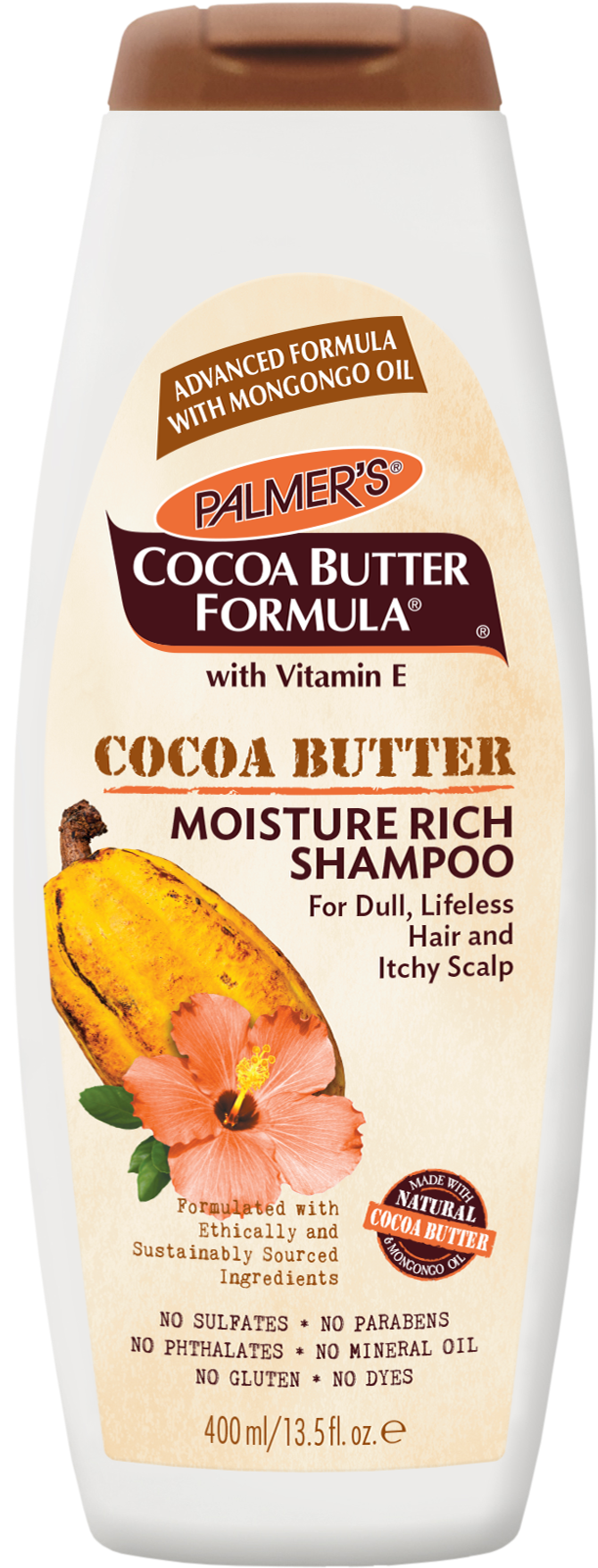 Palmer's Cocoa Butter Formula Moisture Rich Shampoo, - Palmers Cocoa Butter Clipart (1050x2101), Png Download