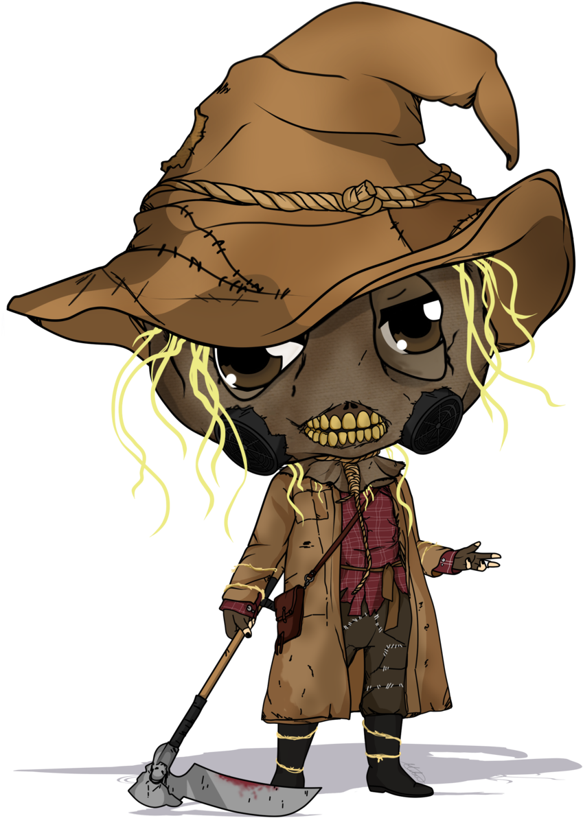 Chibi Scarecrow By Mibu No Ookami Batman Show, Im Batman, - Chibi Scarecrow Clipart (1024x1368), Png Download