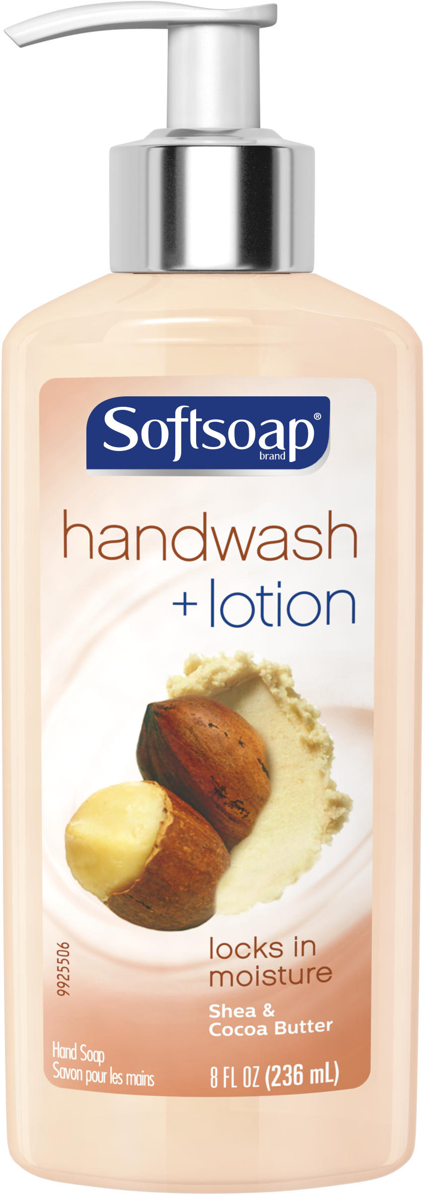 Softsoap Hand Wash Plus Lotion Pump, Shea And Cocoa - Softsoap Shea Cocoa Butter 384ml Clipart (2500x2500), Png Download