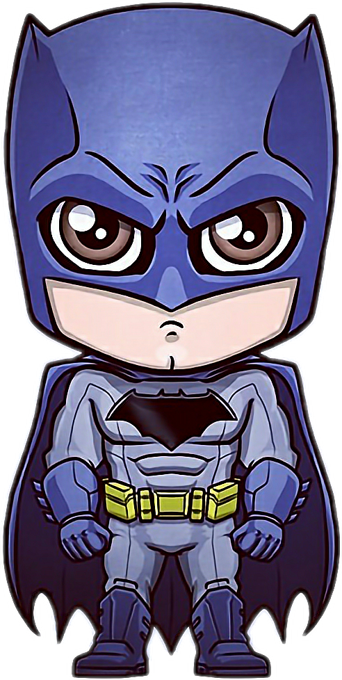 #batman #chibi #brucewayne By Lord Mesa - Chibi Superhero Art Clipart (492x978), Png Download